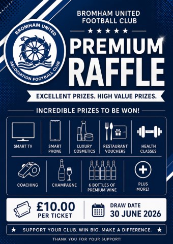 Bromham United AFC awards day raffle