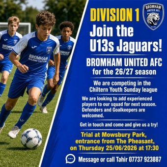 New U13 Jaguars team
